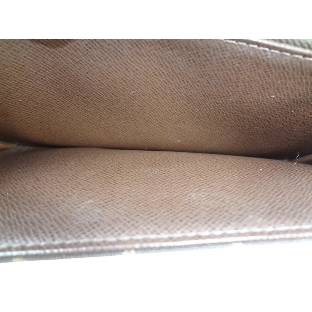 Louis Vuitton Mini Lin Brown‎ and Gold Denim Monogram Sarah Wallet
